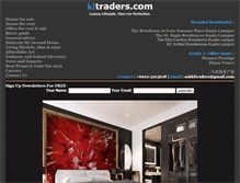 Tablet Screenshot of kltraders.com